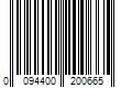 Barcode Image for UPC code 0094400200665