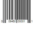 Barcode Image for UPC code 009450000011