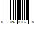 Barcode Image for UPC code 009463000053