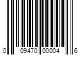 Barcode Image for UPC code 009470000046