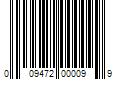 Barcode Image for UPC code 009472000099