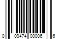 Barcode Image for UPC code 009474000066