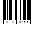 Barcode Image for UPC code 0094800361171