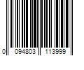 Barcode Image for UPC code 0094803113999