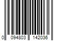 Barcode Image for UPC code 0094803142036