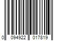 Barcode Image for UPC code 0094922017819