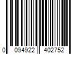 Barcode Image for UPC code 0094922402752