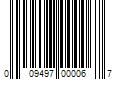 Barcode Image for UPC code 009497000067