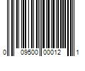 Barcode Image for UPC code 009500000121