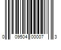 Barcode Image for UPC code 009504000073