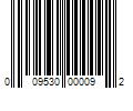 Barcode Image for UPC code 009530000092