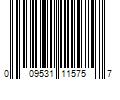 Barcode Image for UPC code 009531115757