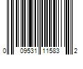 Barcode Image for UPC code 009531115832