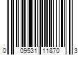 Barcode Image for UPC code 009531118703