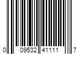 Barcode Image for UPC code 009532411117