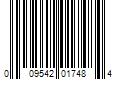 Barcode Image for UPC code 009542017484