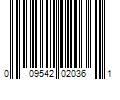 Barcode Image for UPC code 009542020361