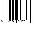 Barcode Image for UPC code 009542021702