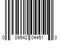 Barcode Image for UPC code 009542044510