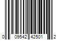 Barcode Image for UPC code 009542425012