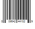 Barcode Image for UPC code 009542441029