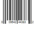 Barcode Image for UPC code 009542443832