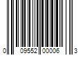 Barcode Image for UPC code 009552000063