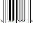 Barcode Image for UPC code 009561000078