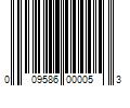 Barcode Image for UPC code 009586000053