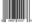 Barcode Image for UPC code 009587000076