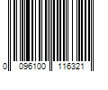 Barcode Image for UPC code 0096100116321