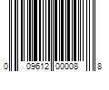 Barcode Image for UPC code 009612000088