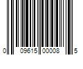 Barcode Image for UPC code 009615000085