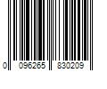 Barcode Image for UPC code 0096265830209