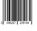 Barcode Image for UPC code 0096287205184