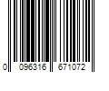 Barcode Image for UPC code 0096316671072