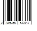 Barcode Image for UPC code 0096355533942