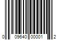 Barcode Image for UPC code 009640000012