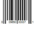 Barcode Image for UPC code 009650000071