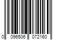 Barcode Image for UPC code 0096506072160