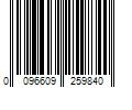 Barcode Image for UPC code 0096609259840