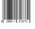 Barcode Image for UPC code 0096611818370