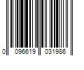 Barcode Image for UPC code 0096619031986