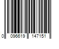 Barcode Image for UPC code 0096619147151