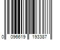 Barcode Image for UPC code 0096619193387