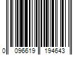 Barcode Image for UPC code 0096619194643