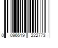 Barcode Image for UPC code 0096619222773