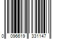 Barcode Image for UPC code 0096619331147