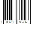 Barcode Image for UPC code 0096619334063