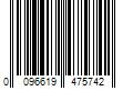 Barcode Image for UPC code 0096619475742